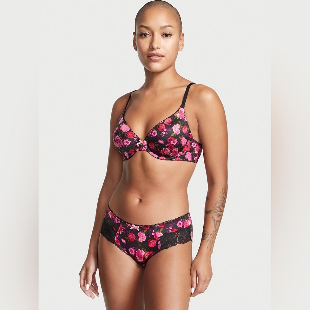 NEW Body by Victoria Full Coverage Bra, 36C, & (3) Matching Hiphugger Panty, M